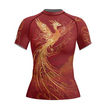 Rashninja Phoenix Eternal Glow Women's Short Sleeve Rash Guard