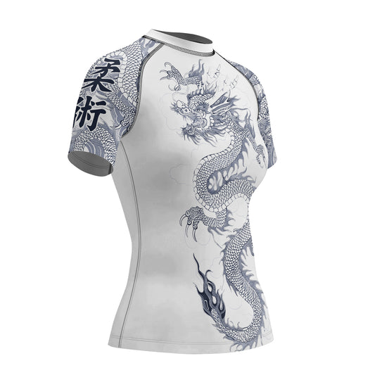 Rashninja Dragon Ember Reign Women's Short Sleeve Rash Guard