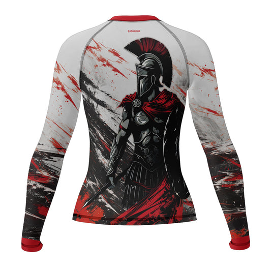 Rashninja Spartan Battle Worn Women's Long Sleeve Rash Guard