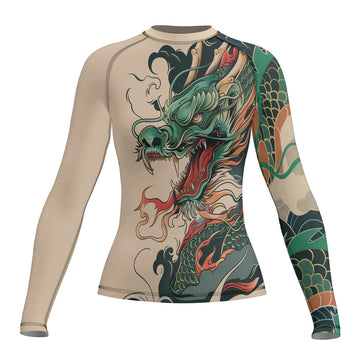 Rashninja Dragon Ascent Glory Women's Long Sleeve Rash Guard