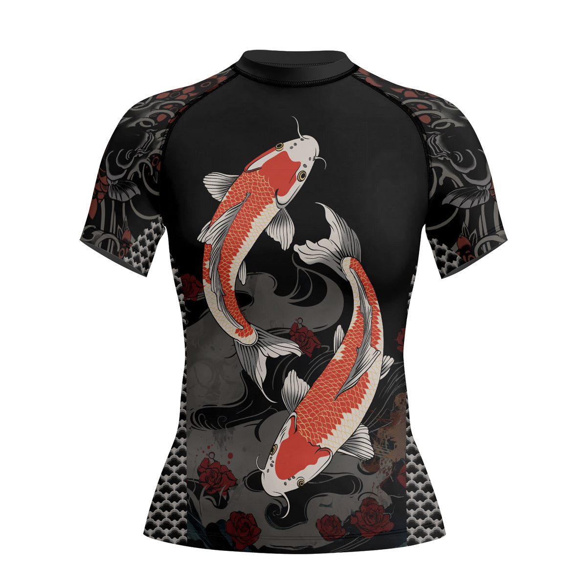 Rashninja Samurai Koi Legacy Women's Short Sleeve Rash Guard