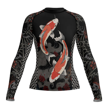 Rashninja Samurai Koi Legacy Women's Long Sleeve Rash Guard