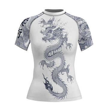 Rashninja Dragon Ember Reign Women's Short Sleeve Rash Guard