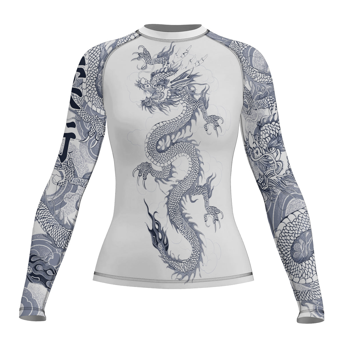Rashninja Dragon Ember Reign Women's Long Sleeve Rash Guard