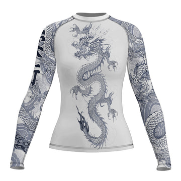 Rashninja Dragon Ember Reign Women's Long Sleeve Rash Guard