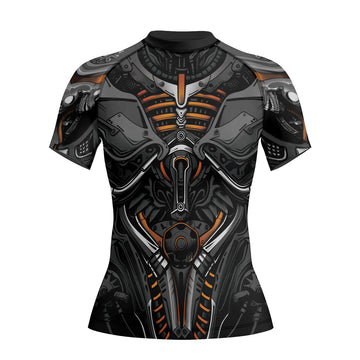 Rashninja Cyber Phantom Strike Women's Short Sleeve Rash Guard