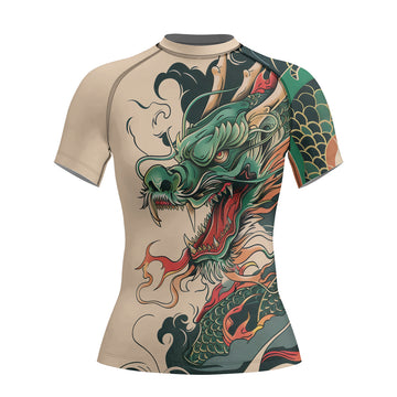 Rashninja Dragon Ascent Glory Women's Short Sleeve Rash Guard