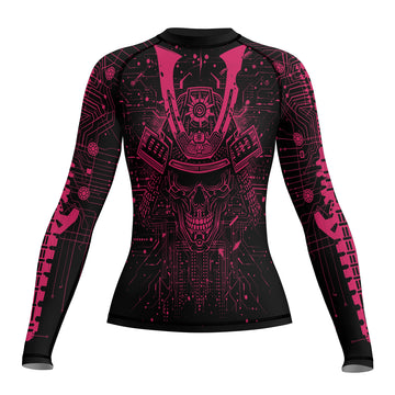 Rashninja Cyber Neon Matrix Women's Long Sleeve Rash Guard