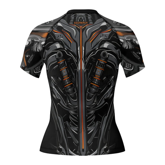 Rashninja Cyber Phantom Strike Women's Short Sleeve Rash Guard