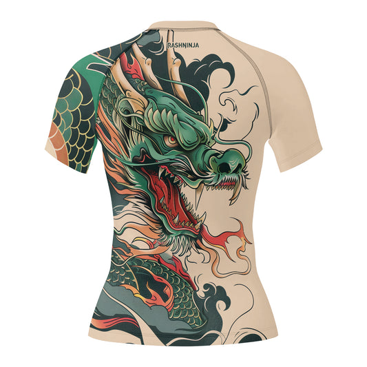 Rashninja Dragon Ascent Glory Women's Short Sleeve Rash Guard