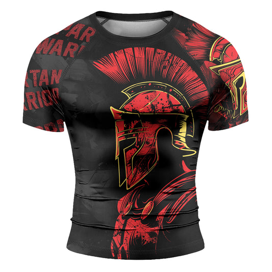 Rashninja Spartan Strike Force Men's Short Sleeve Rash Guard