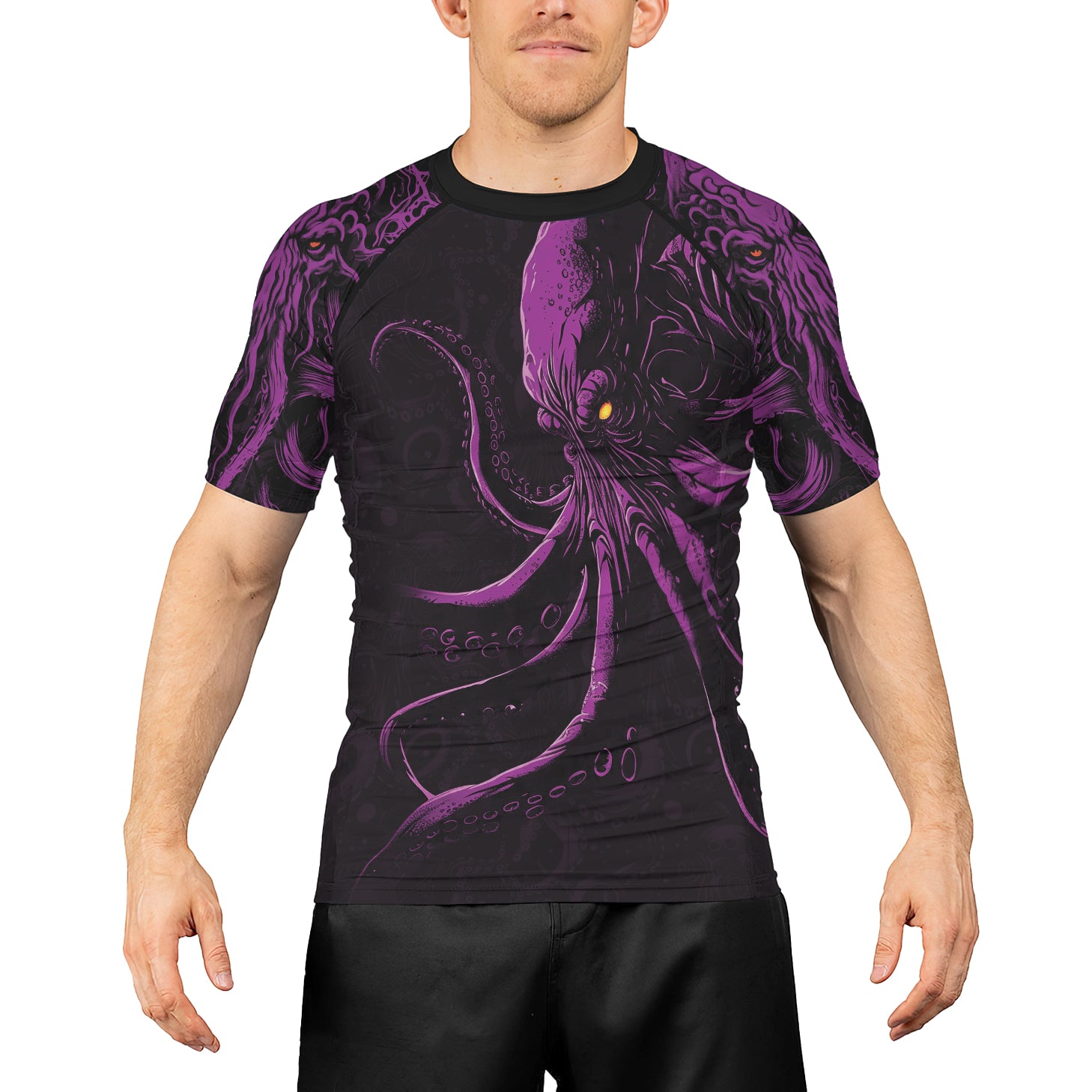 Rashninja Tentacle Tyrant Men's Short Sleeve Rash Guard | Rash Guard