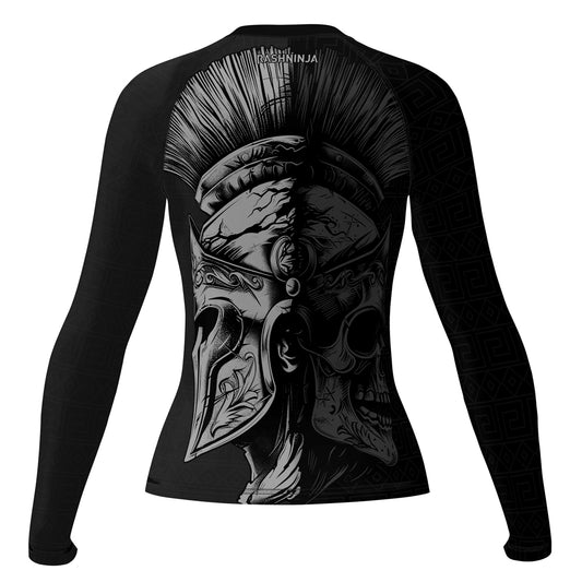 Rashninja Spartan Skull Clash Women's Long Sleeve Rash Guard