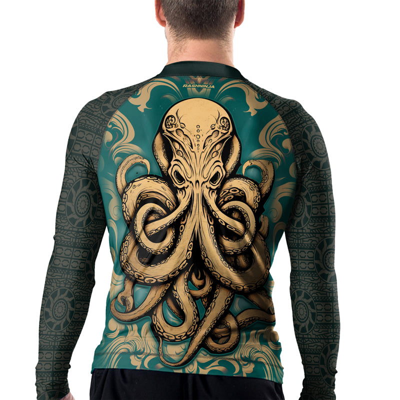 Rashninja Octopus Dominion Men's Long Sleeve Rash Guard | Rash Guard