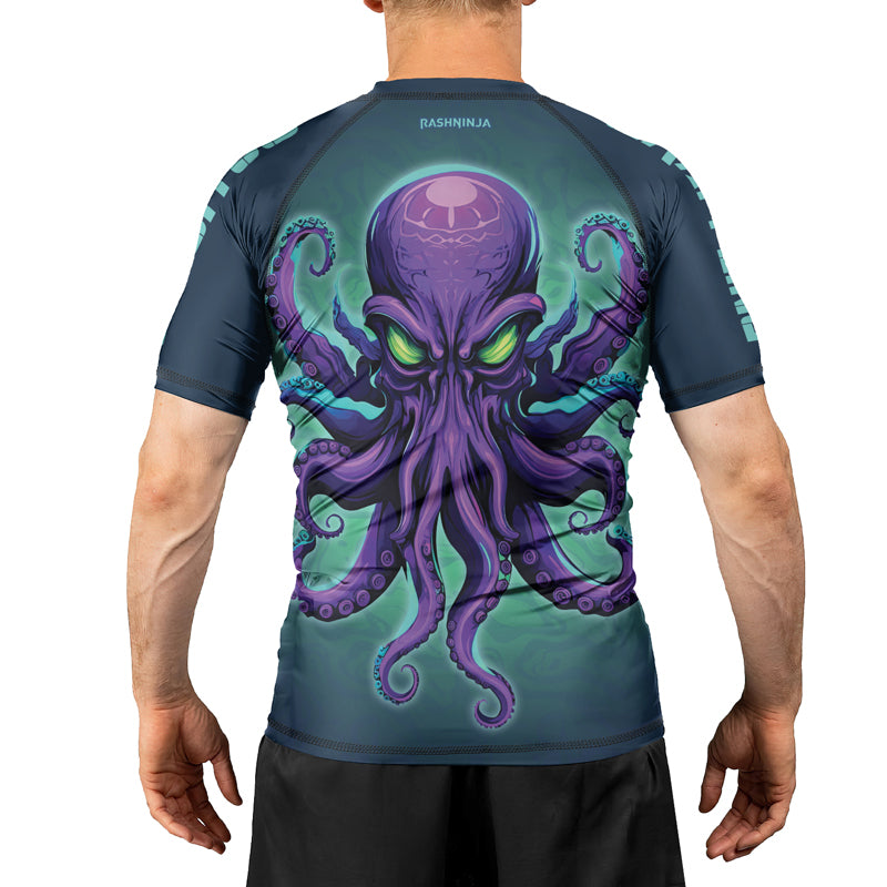 Rashninja Octopus Overlord Men's Short Sleeve Rash Guard | Rash Guard