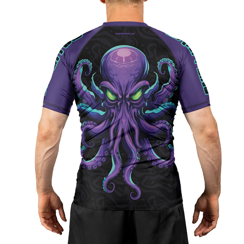 Rashninja Octopus Overlord Men's Short Sleeve Rash Guard | Rash Guard