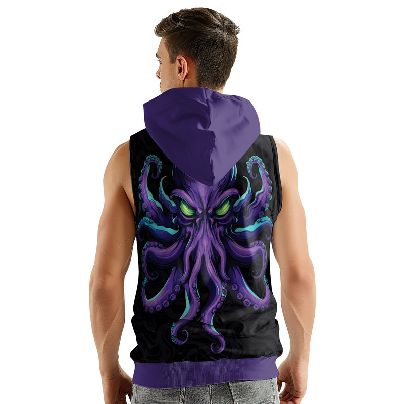 Rashninja Octopus Overlord Sleeveless Hoodie | MMA Sleeveless Hoodie