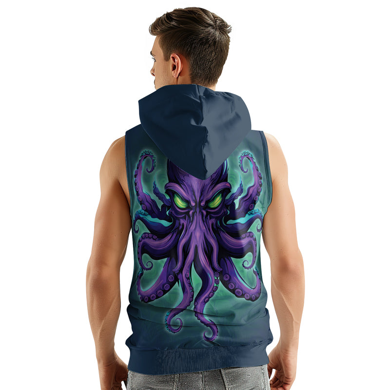 Rashninja Octopus Overlord Sleeveless Hoodie | MMA Sleeveless Hoodie