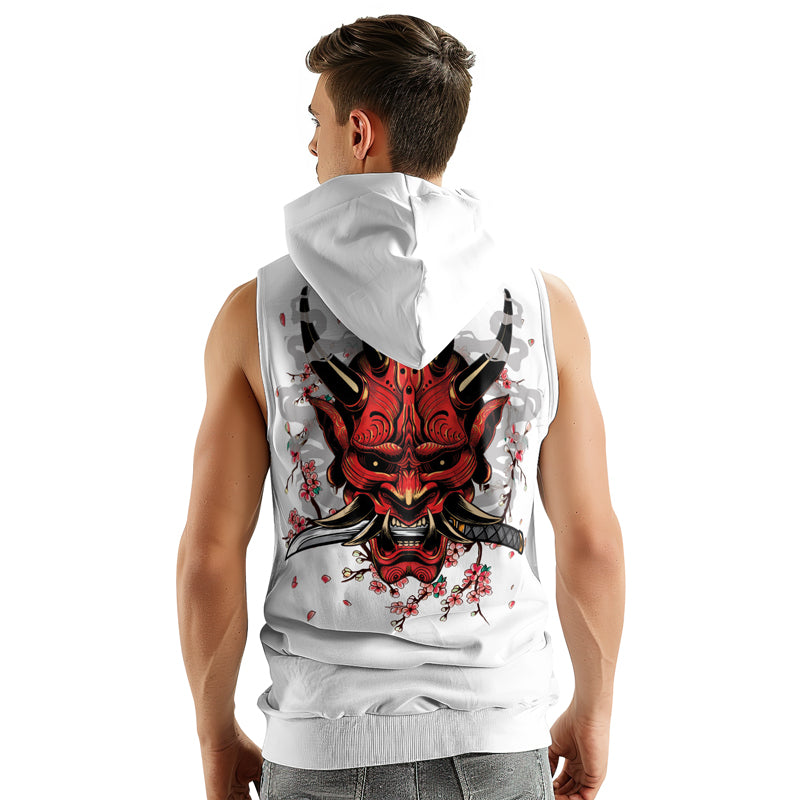 Rashninja Oni Blossom Fusion Sleeveless Hoodie | MMA Sleeveless Hoodie