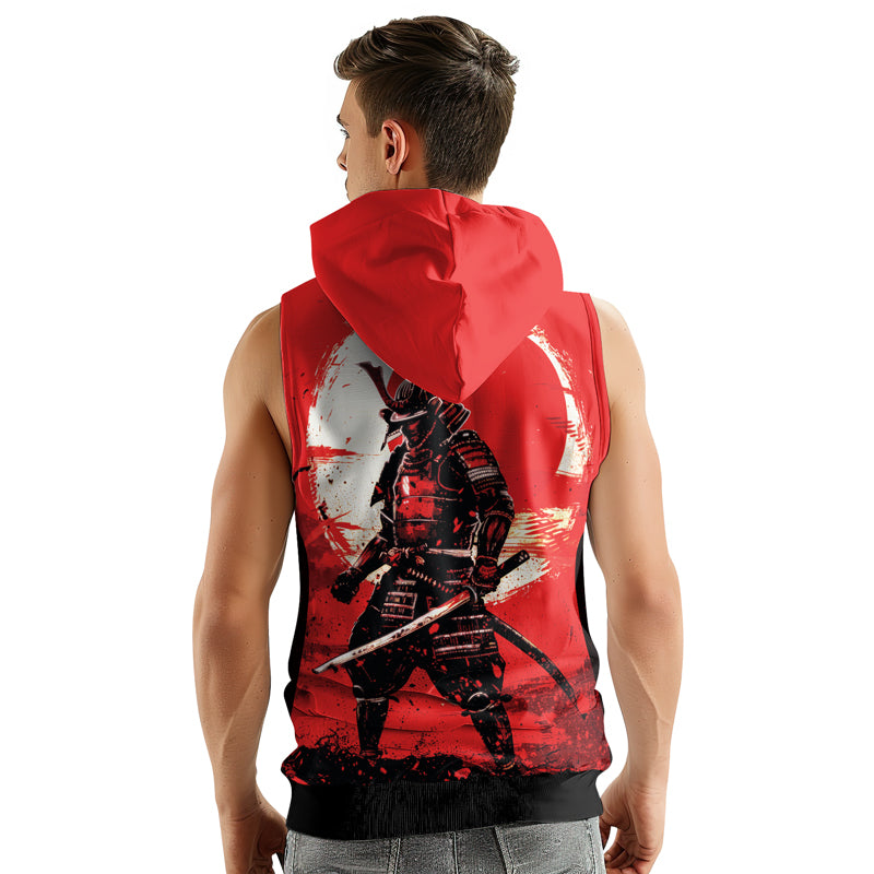 Rashninja Blade of the Samurai Sleeveless Hoodie | Sleeveless Hoodie