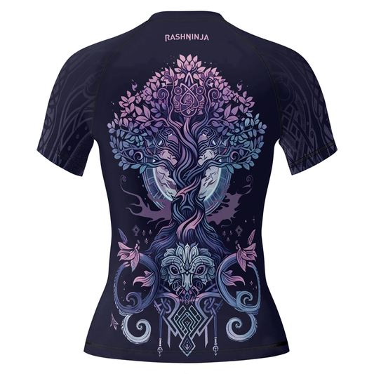 Rashninja Yggdrasil's Guardians Women's Short Sleeve Rash Guard