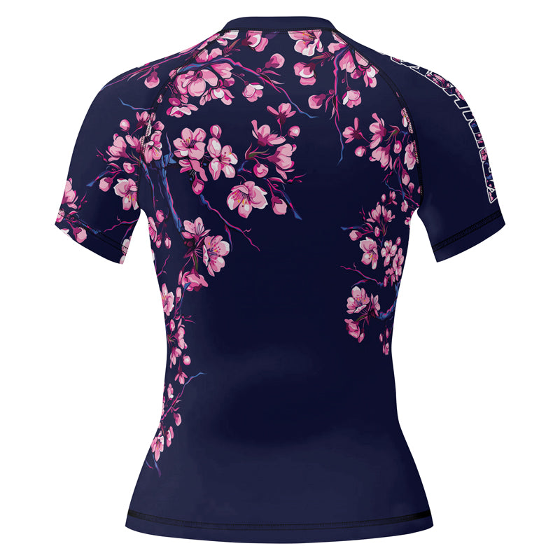 Rashninja Sakura Blossom Women's Short Sleeve Rash Guard