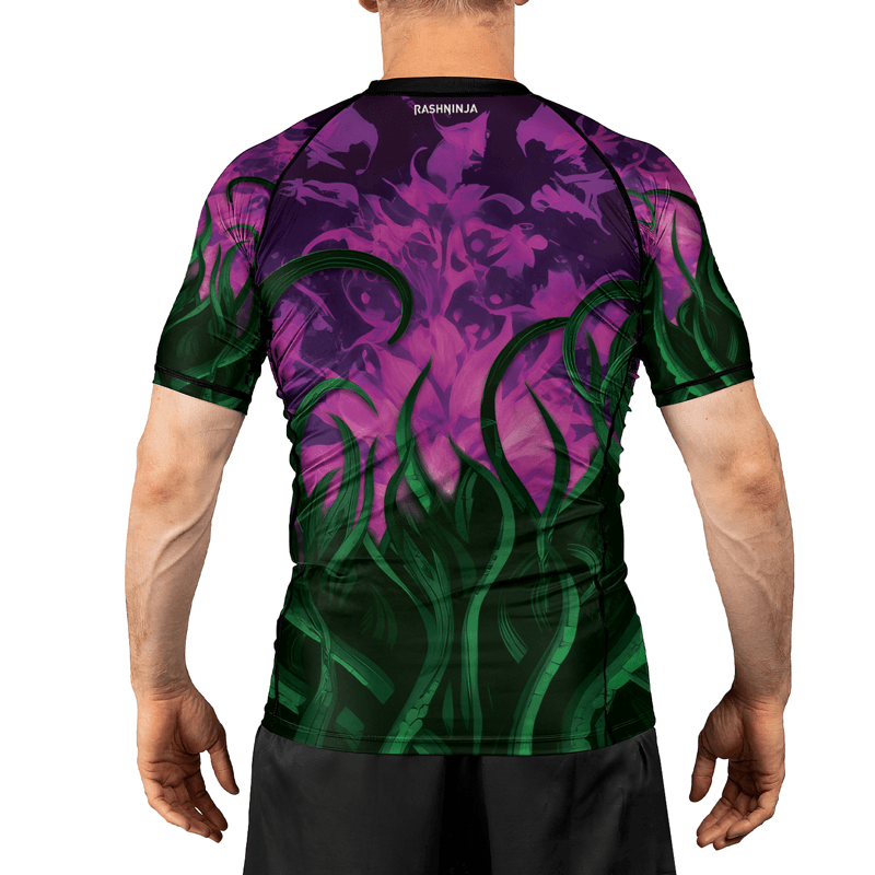 Rashninja Madness Manifest Octopus Men's Short Sleeve Rash Guard - Rashninja LLC