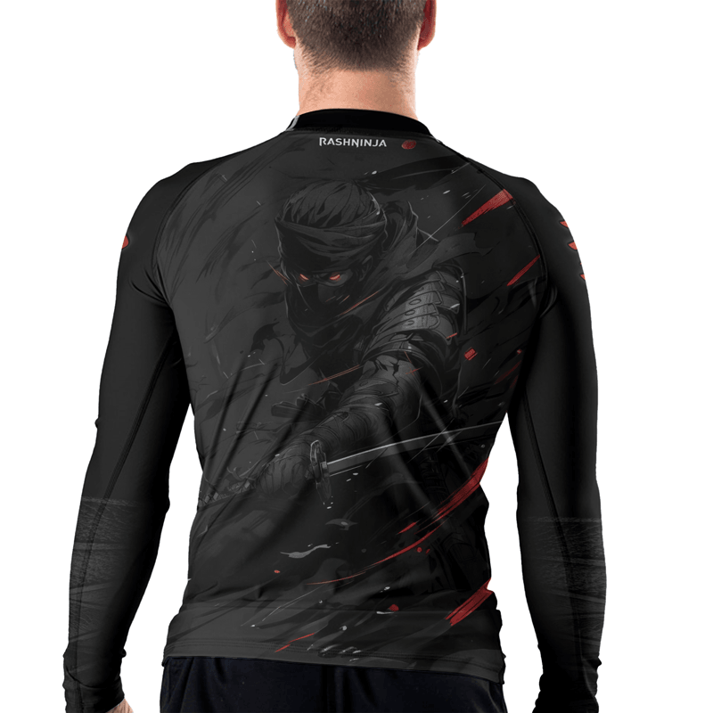 Rashninja Ninja Fury Men's Long Sleeve Rash Guard | Fightwear