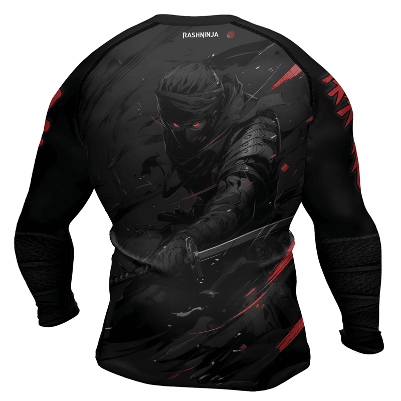 Rashninja Ninja Fury Men's Long Sleeve Rash Guard | Fightwear