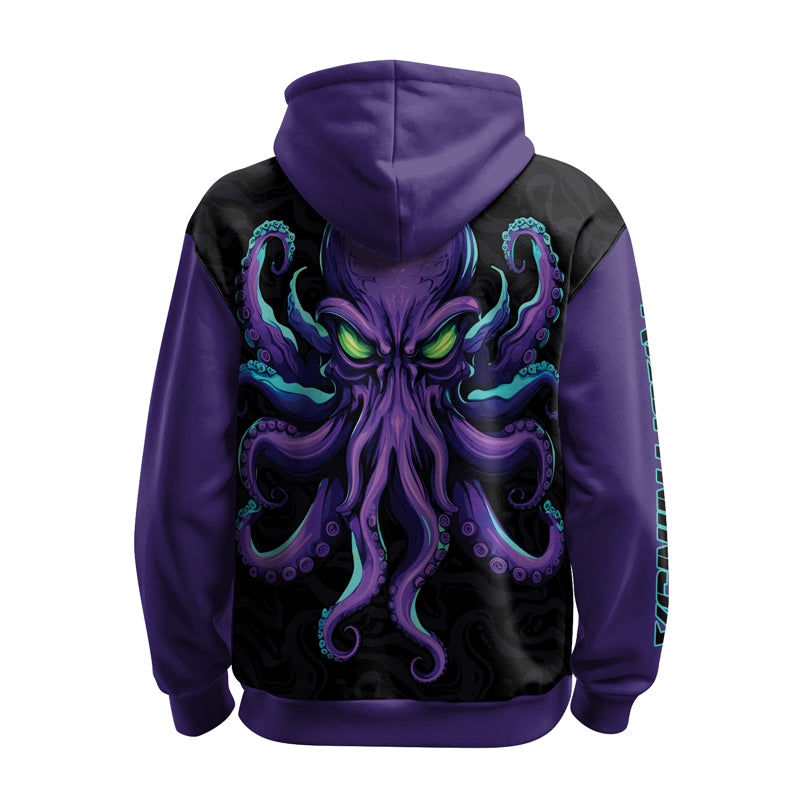 Rashninja Octopus Overlord AOP Hoodie | Jiu Jitsu Octopus Hoodie