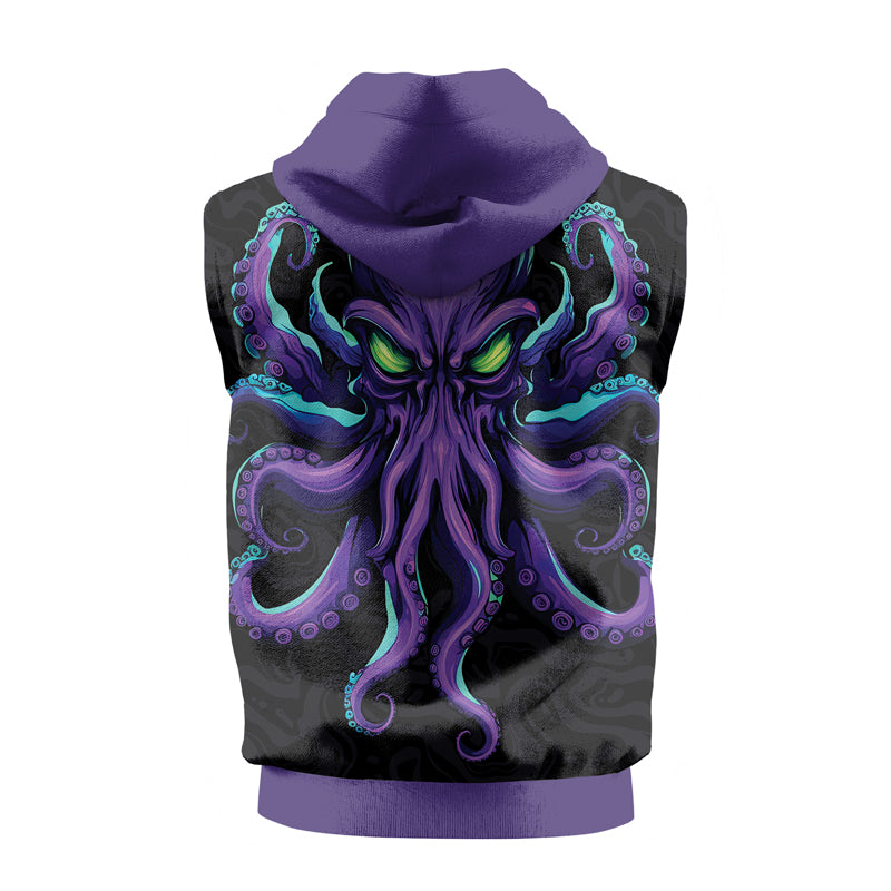 Rashninja Octopus Overlord Sleeveless Hoodie | MMA Sleeveless Hoodie