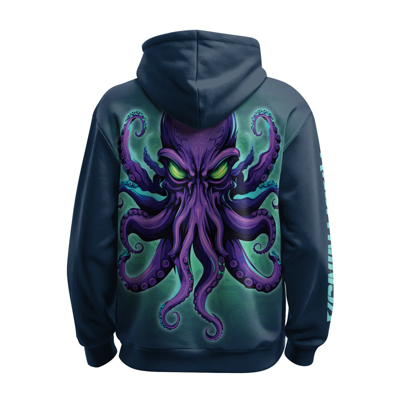 Rashninja Octopus Overlord AOP Hoodie | Jiu Jitsu Octopus Hoodie