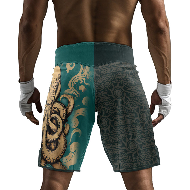 Rashninja Octopus Dominion Men's Fight Shorts | Compression Shorts