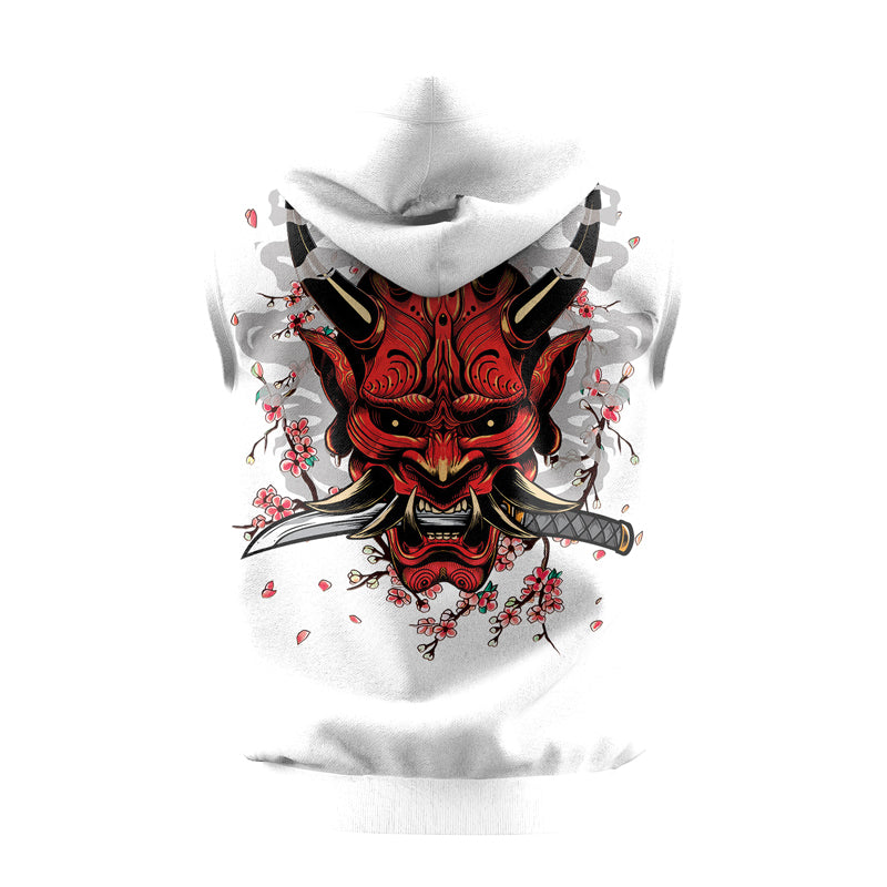 Rashninja Oni Blossom Fusion Sleeveless Hoodie | MMA Sleeveless Hoodie