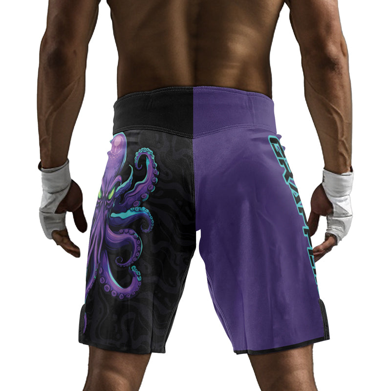 Rashninja Octopus Overlord Men's Fight Shorts | Compression Shorts