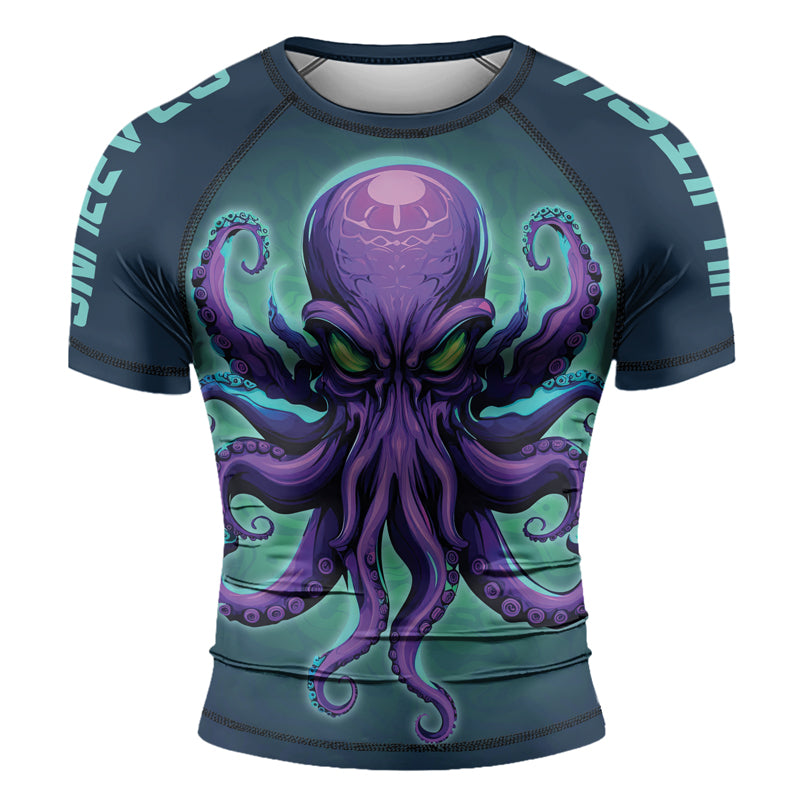 Rashninja Octopus Overlord Men's Short Sleeve Rash Guard | Rash Guard