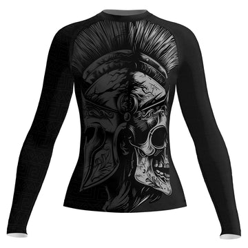 Rashninja Spartan Skull Clash Women's Long Sleeve Rash Guard