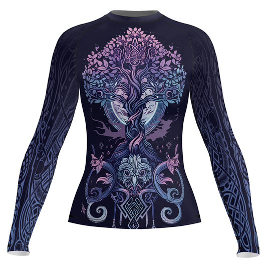 Rashninja Yggdrasil's Guardians Women's Long Sleeve Rash Guard