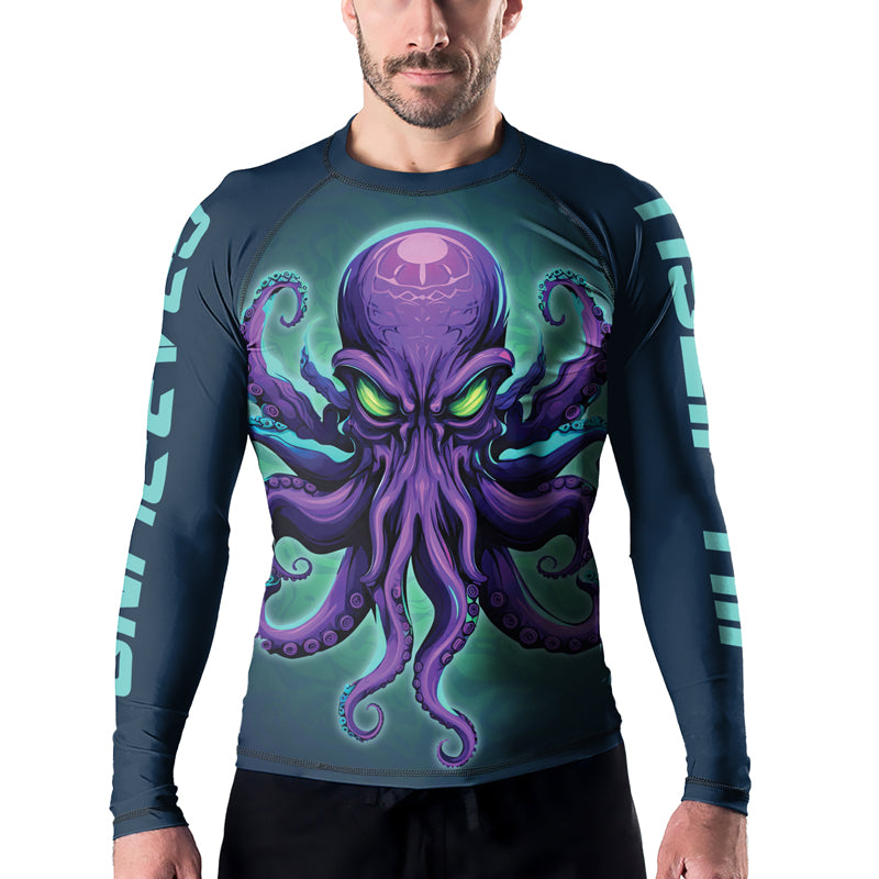 Rashninja Octopus Overlord Men's Long Sleeve Rash Guard | Rash Guard