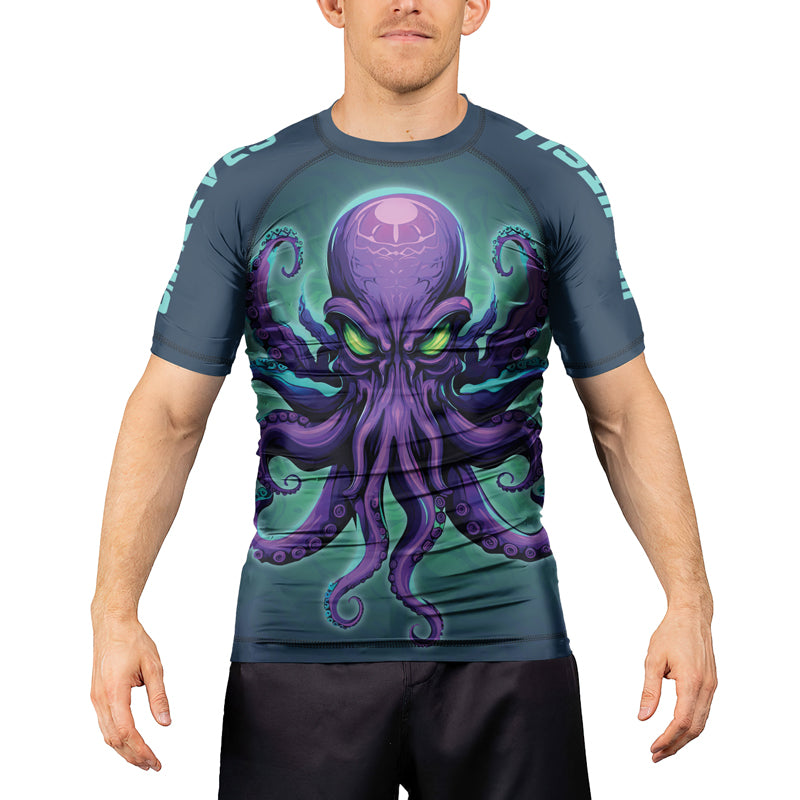 Rashninja Octopus Overlord Men's Short Sleeve Rash Guard | Rash Guard