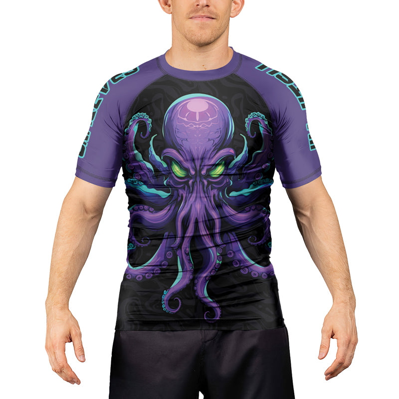 Rashninja Octopus Overlord Men's Short Sleeve Rash Guard | Rash Guard