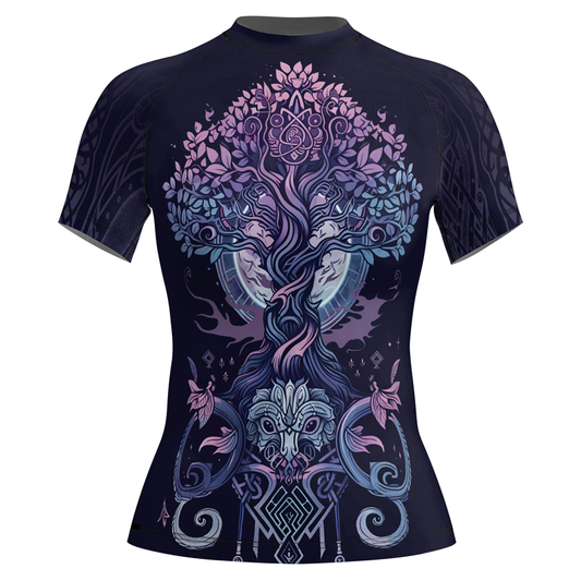 Rashninja Yggdrasil's Guardians Women's Short Sleeve Rash Guard