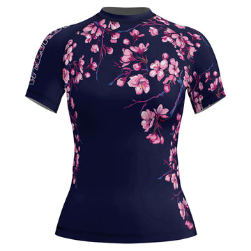 Rashninja Sakura Blossom Women's Short Sleeve Rash Guard