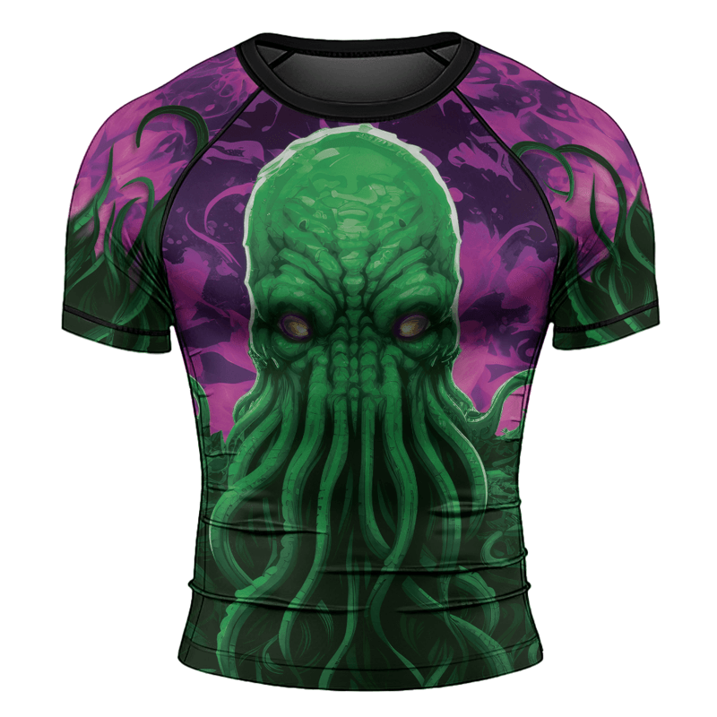 Rashninja Madness Manifest Octopus Men's Short Sleeve Rash Guard - Rashninja LLC