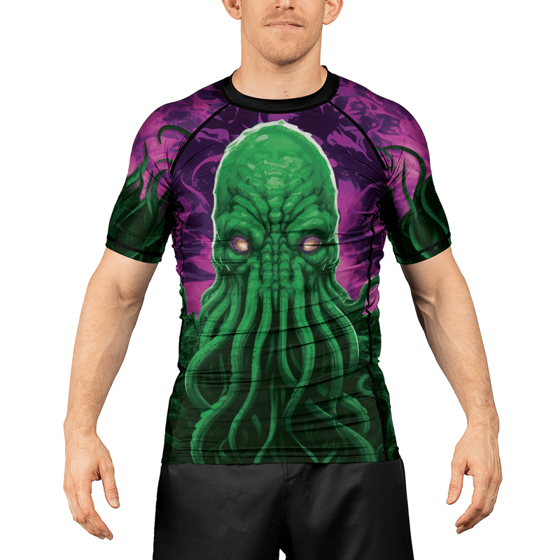 Rashninja Madness Manifest Octopus Men's Short Sleeve Rash Guard - Rashninja LLC