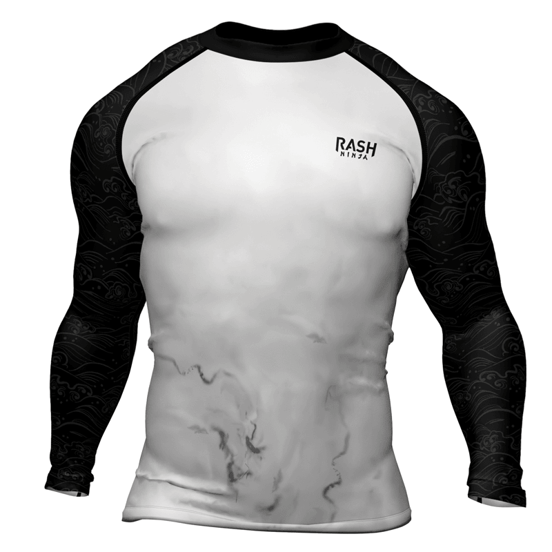 Rashninja Ninja Warfare Men's Long Sleeve Rash Guard - Rashninja LLC