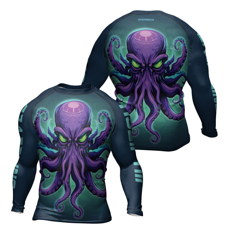 Rashninja Octopus Overlord Men's Long Sleeve Rash Guard | Rash Guard