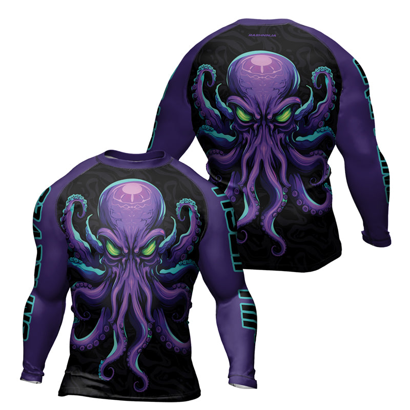 Rashninja Octopus Overlord Men's Long Sleeve Rash Guard | Rash Guard