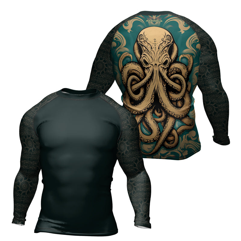 Rashninja Octopus Dominion Men's Long Sleeve Rash Guard | Rash Guard