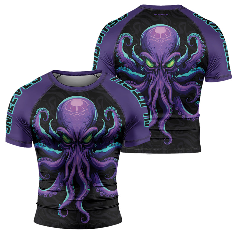 Rashninja Octopus Overlord Men's Short Sleeve Rash Guard | Rash Guard